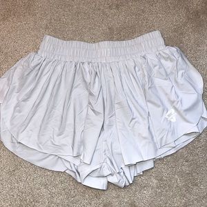 luogongzi 2 in 1 Flowy Running Shorts for Women